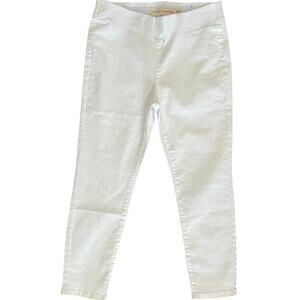Soft Surroundings Capri Pants Womens Petite Med White Skinny Crop